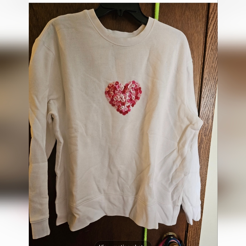 Womens Heart Sweatshirt
